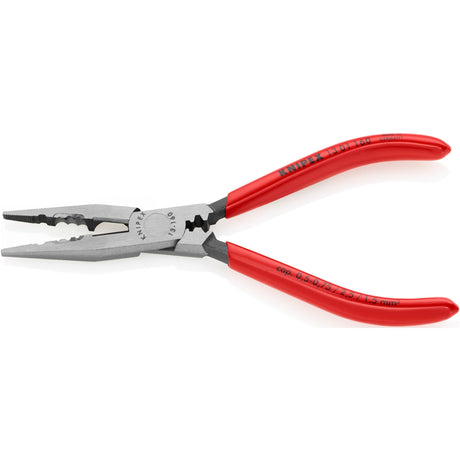 Knipex pince à câblage noire atramentisée avec revêtement plastique 160 mm - 1301160