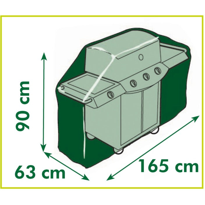 Couverture de protection de la nature pour les barbecues à gaz 165x90x63 cm