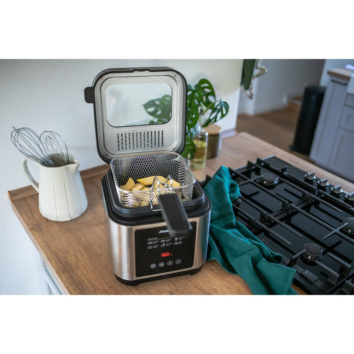 Friteuse Steba df 150 (acier inoxydable noir, 2,5 litres)