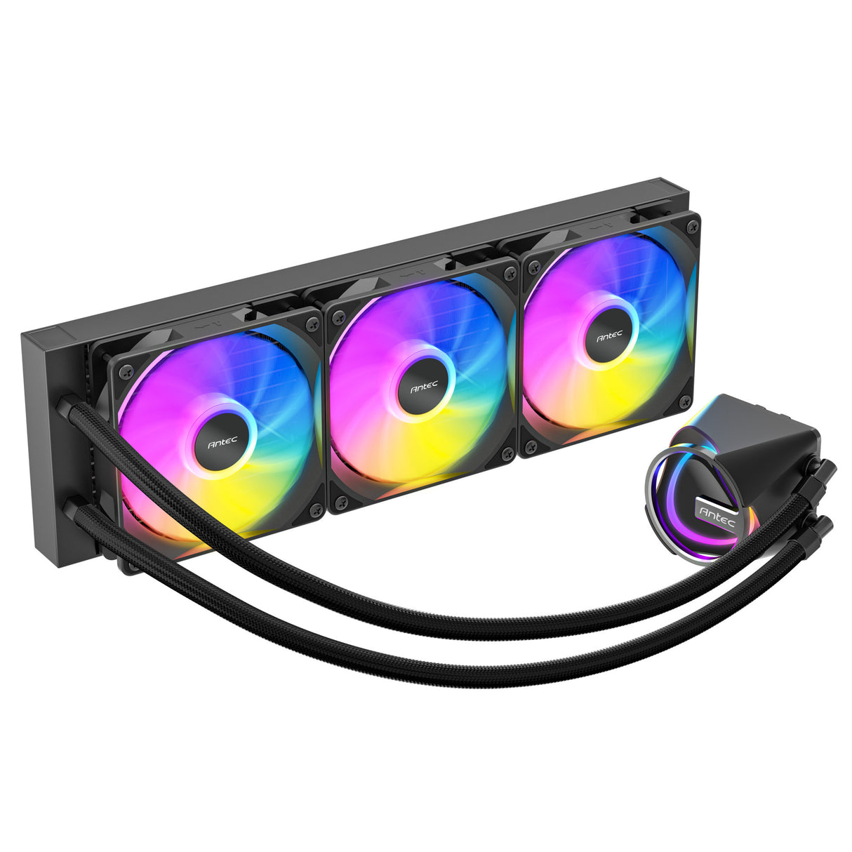 Refroidissement par eau Antec skeleton 360 argb (noir)