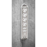 Brennenstuhl Brennenstuhl Estilo HoekstopContact 4 fois avec USB Charge Func