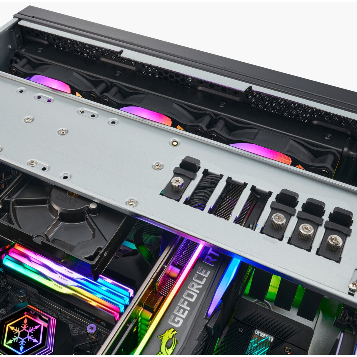 Boîtier rack Silverstone rm44 (noir | 4u | usb type-c | 2x ventilateur de boîtier 80 mm inclus)