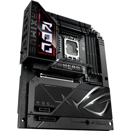 Asus rog maximus z890 hero btf socket 1851 moederbord (zwart, raid, 5 gb-lan, wi-fi 7, bt, sound, atx)