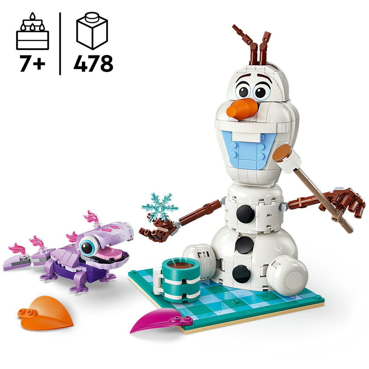 Lego Disney Princess 43287 Le pique-nique amusant d'Olaf et Bruni