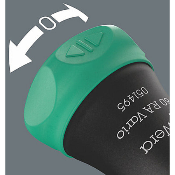Wera kraftform kompakt vario ra, jeu d'embouts 7 pièces (noir vert)