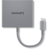 Hub USB Lenovo USB-C 4 en 1 Gen2 (gris)