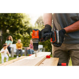 Tournevis Black+decker 18v + lot de scie sauteuse pendulaire 18v (noir orange)