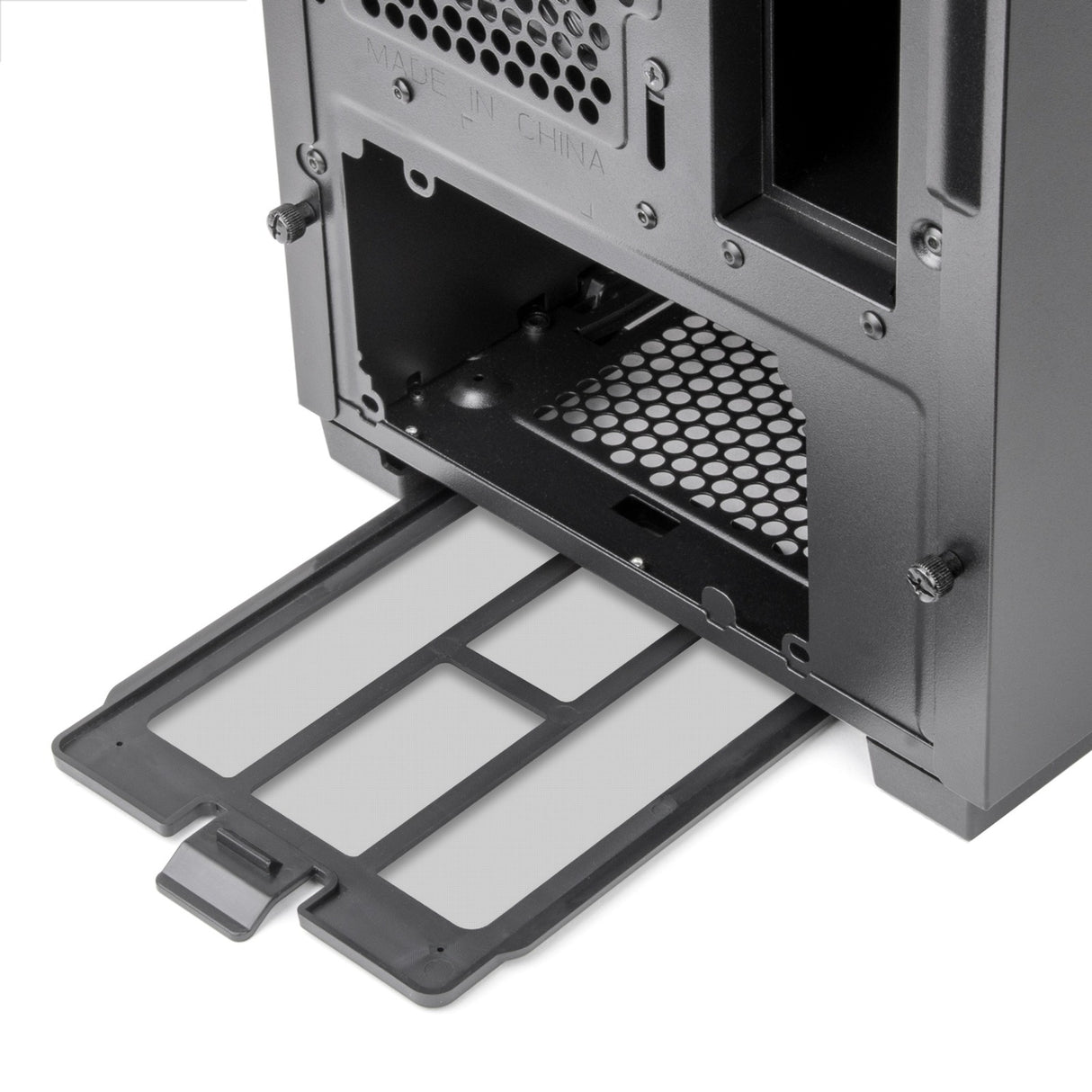 Boîtier mini tour Silverstone CS382 (noir | 2x USB-A | 1x USB-C)