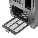 Boîtier mini tour Silverstone CS382 (noir | 2x USB-A | 1x USB-C)