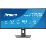 Moniteur ultra-large incurvé Iiyama Prolite XCB3494WQSU-B1 34 (noir, 2x HDMI, port d'affichage, 2x USB-A, 2x USB-C)