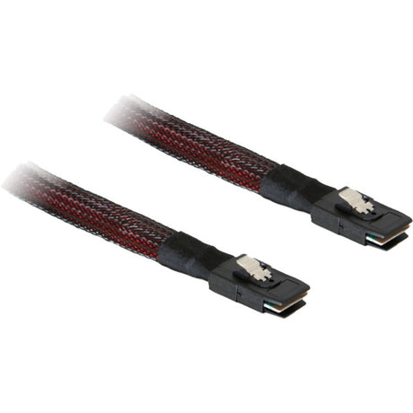 Delock mini SAS SFF-8087 > câble mini SAS SFF-8087 (rouge noir, 1 mètre)