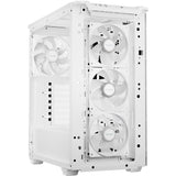 Soyez silencieux! boîtier tour midi pure base 501 lx (blanc | 2x USB-A | 1x USB-C | RGB | verre trempé)