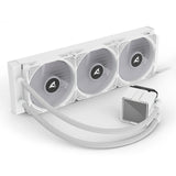 Refroidissement par eau Sharkoon s100 argb (blanc, connecteur de ventilateur PWM à 4 broches)