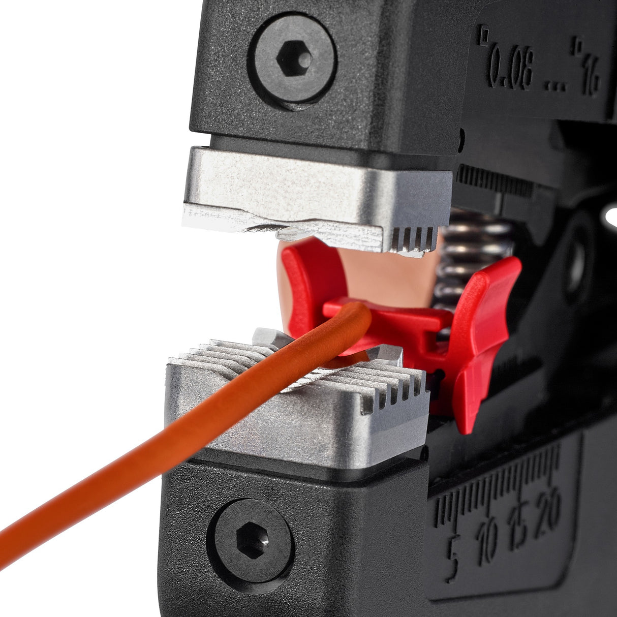 Pince à dénuder automatique Knipex | longueur 195 mm | 0,08-16 (AWG 28-5) mm² | 1 pièce - 12 52 195 - 12 52 195