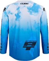 Cube rookie x action team - maillot vtt manches longues enfant