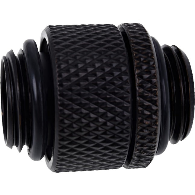 Alphacool eiszapfen double mamelon rotatif g1 4 ag vers g1 4 ag connexion (noir)