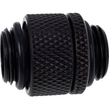 Alphacool eiszapfen double mamelon rotatif g1 4 ag vers g1 4 ag connexion (noir)
