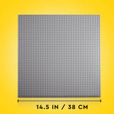 Plaque de construction Lego Classic grise 48x48, panneau de construction 11024