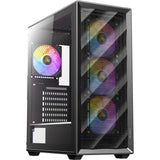 Boîtier tour midi Antec ax85 argb (noir | 2x usb-a | verre trempé)