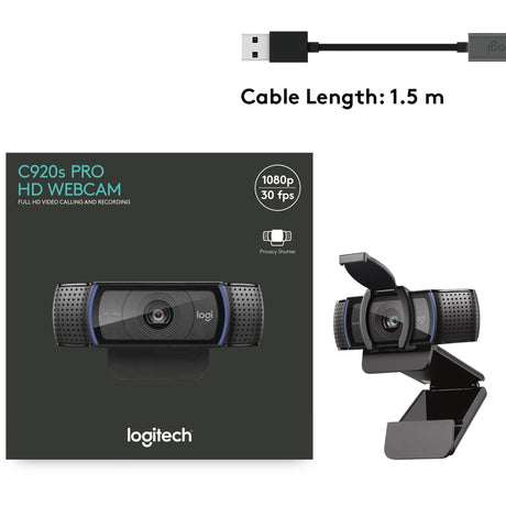 Webcam HD Logitech C920S