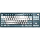 Clavier mécanique Montech mkey freedom tkl rgb (bleu foncé, disposition américaine (qwerty), gateron g pro brown, 80 % (tkl), remplaçable à chaud, rgb, pbt)