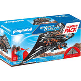 Playmobil sports action - pack de démarrage jouets de construction deltaplane (71079)