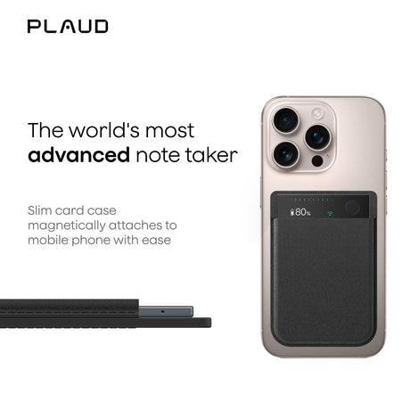 Machine à dicter Plaud note pro (argent, 64 go, Bluetooth (BLE 5.4), Wi-Fi double bande (2,4 GHz 5 GHz))