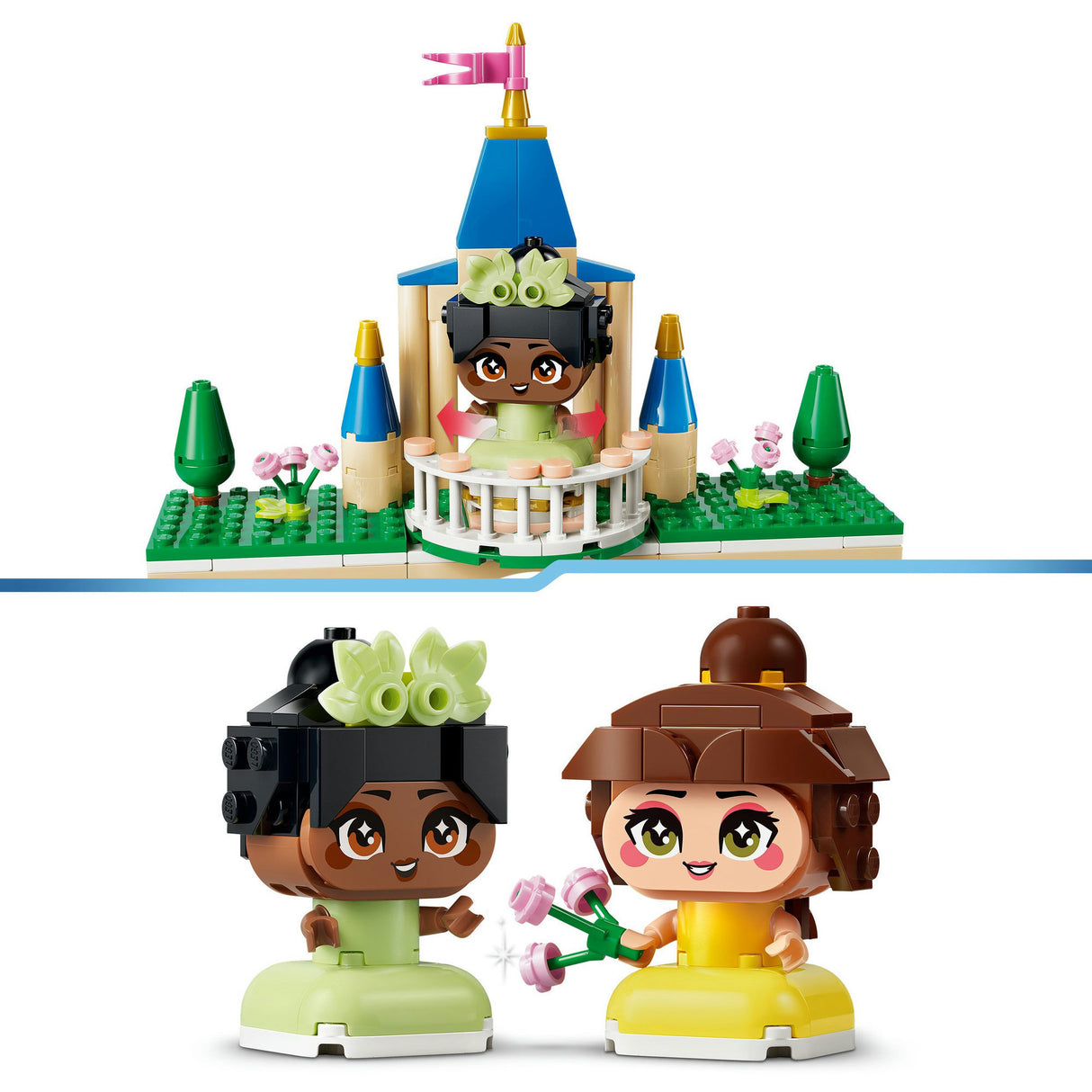 Lego Disney Princess 43291 Mini Belle et Tiana avec château
