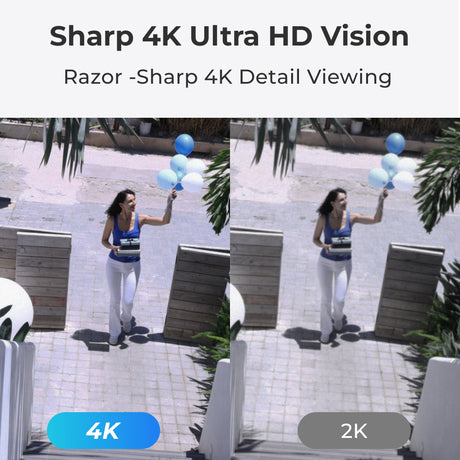 Caméra de sécurité Reolink p737-a (blanc, 4k uhd, 8mp, poe)