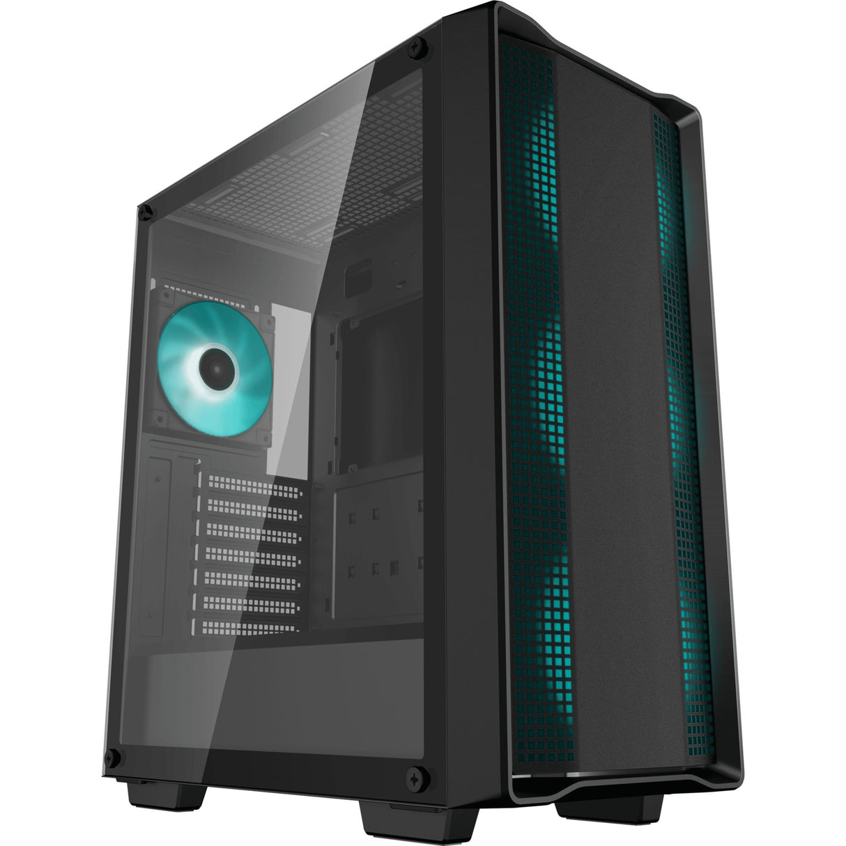 Boîtier tour midi Deepcool cc560 v2 (noir | 2x USB-A | verre trempé)
