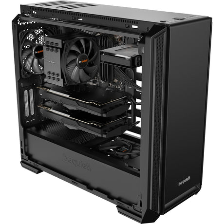 Soyez silencieux! boîtier tour midi Silent base 601 (noir | 3x USB-A)