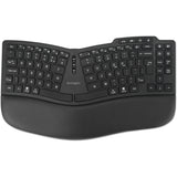 Kensington pro fit ergo kb675 eq tkl clavier rechargeable (noir, disposition ue (qwerty), membrane, 80% (tkl), bluetooth, 2.4 ghz)