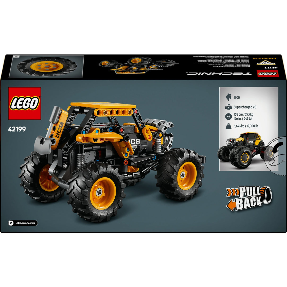Lego Technic 42199 Monster Jam Digatron recule