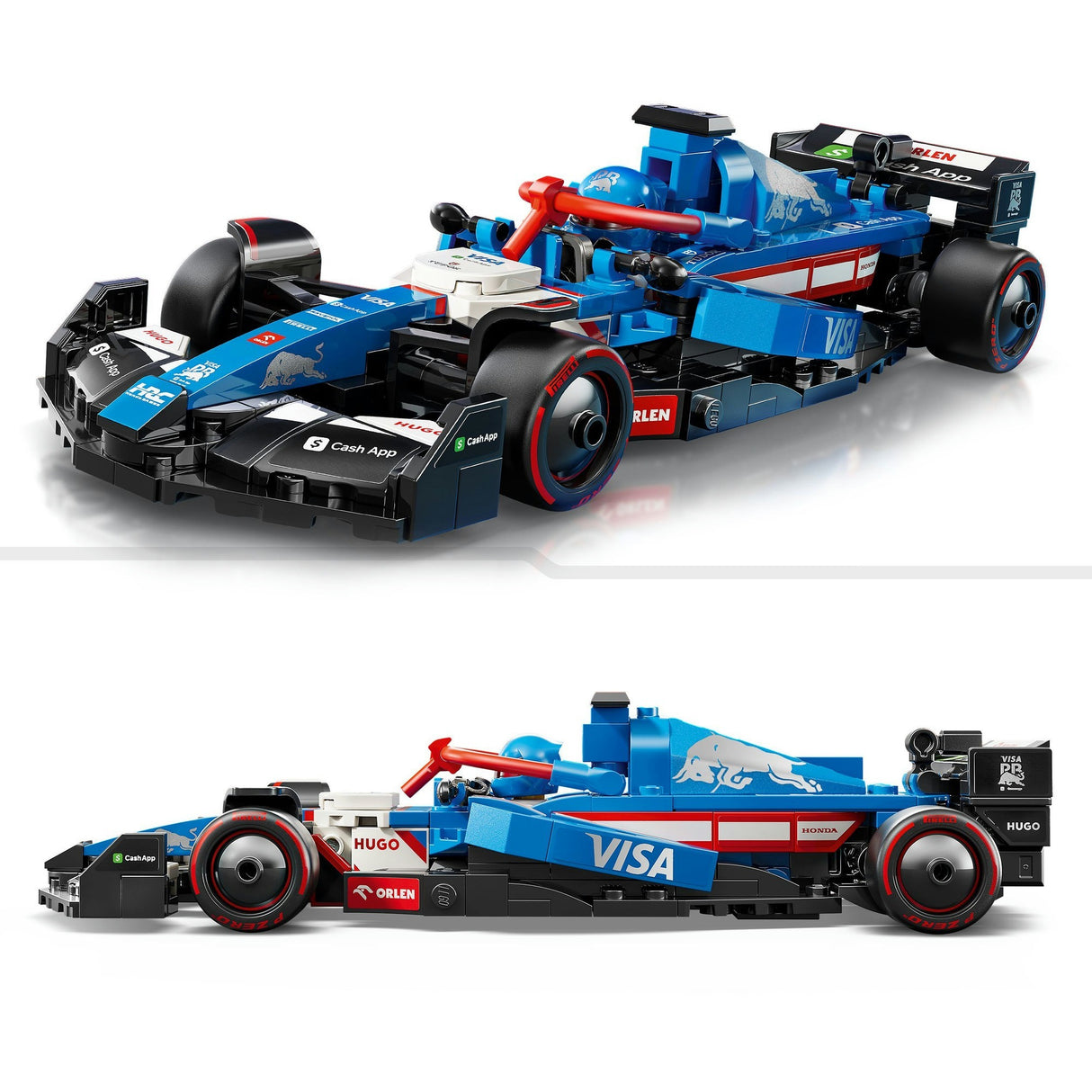 Lego Speed Champions 77246 Application Visa Cash Rb Vcarb 01 Voiture de course F1