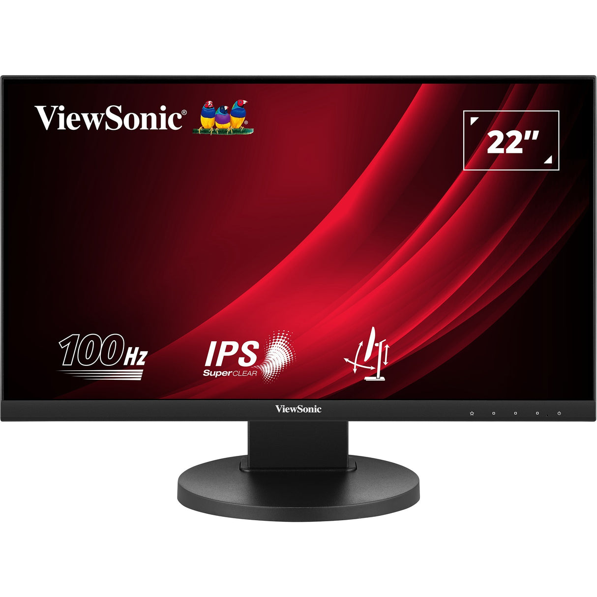 Moniteur Viewsonic vg2208a-hd 22 (noir, 1x hdmi, vga, 100 hz)