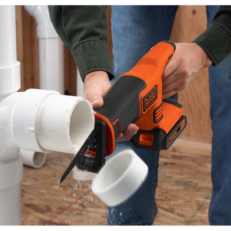 Scie alternative Black+decker 18v bdcr18n-xj (orange noir, batterie et chargeur non inclus)