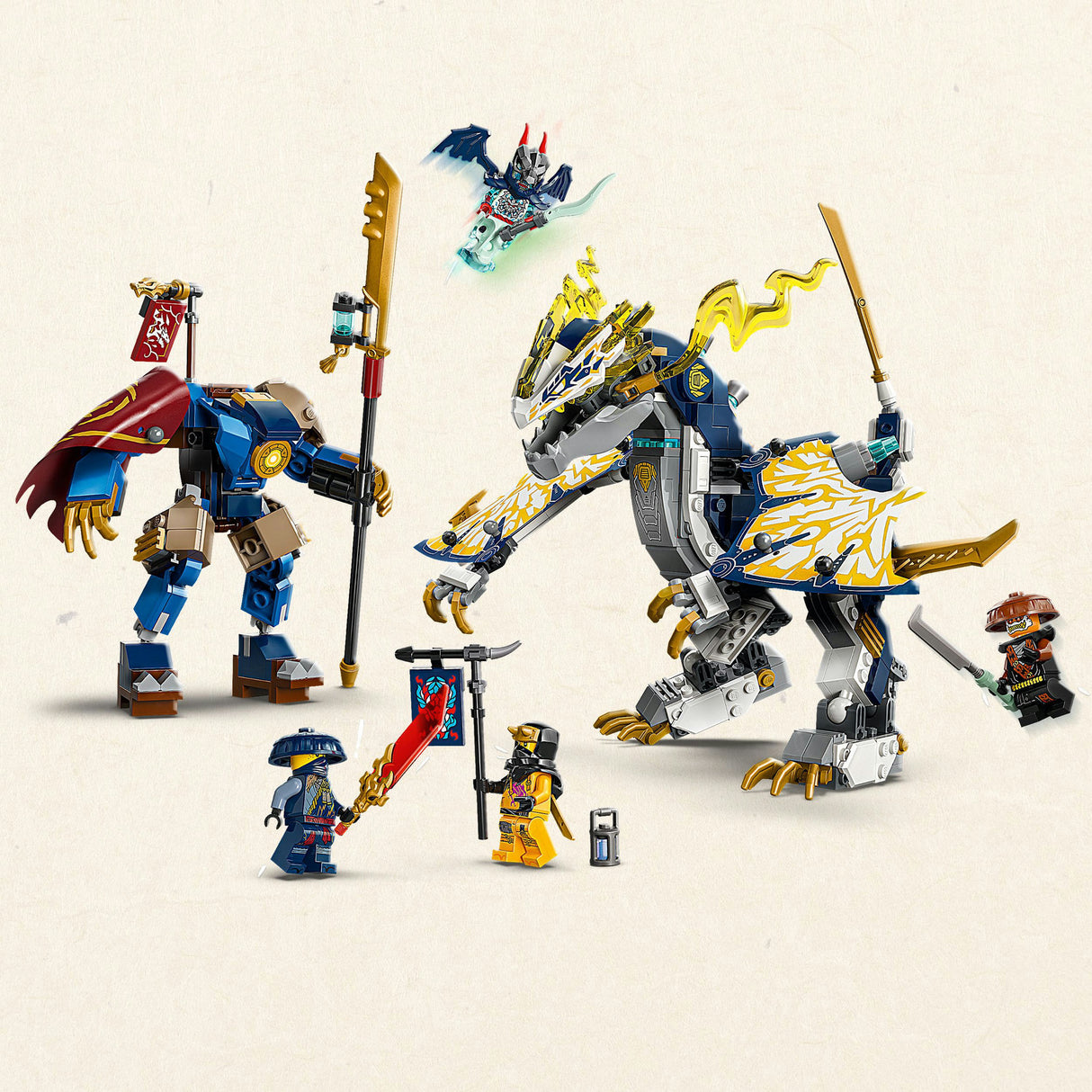 Lego Ninjago 71843 Le cavalier dragon robot du voyou
