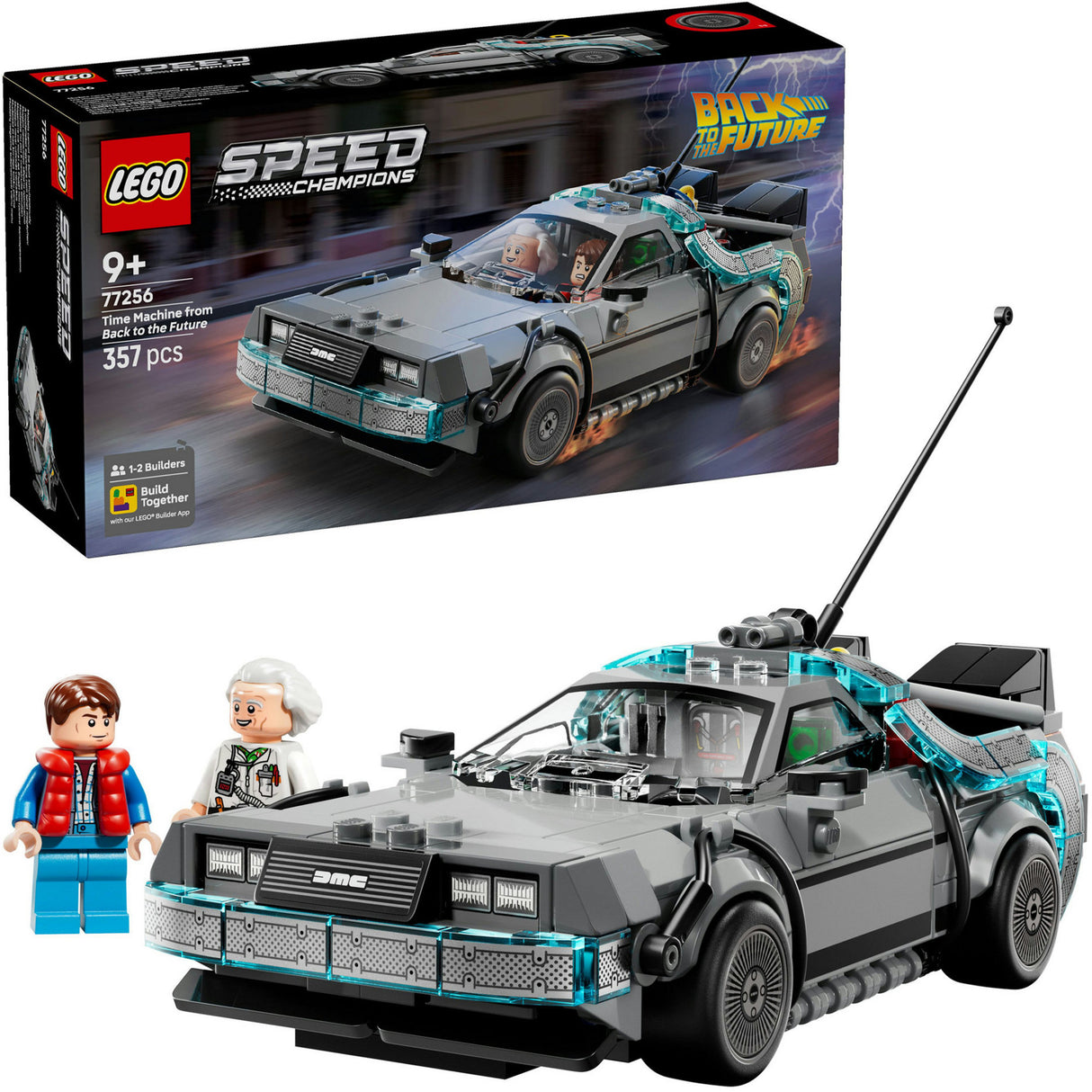La machine à voyager dans le temps Lego Speed Champions 77256 de Retour vers le futur