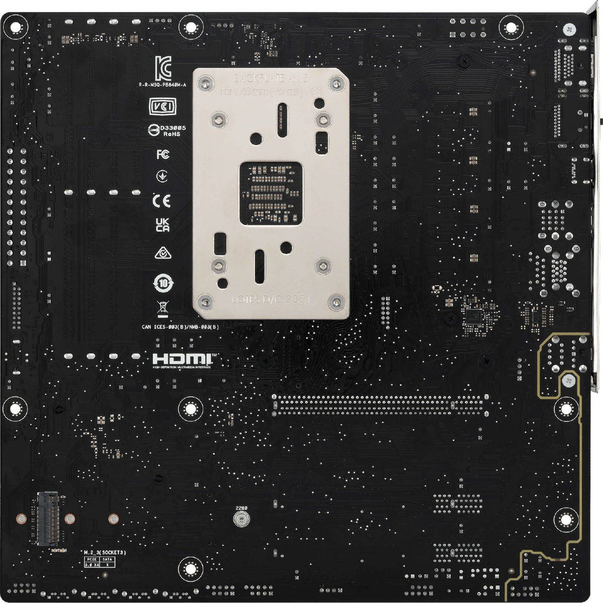 Carte mère Asus Prime B840M-A-CSM Socket AM5 (2,5 Go-LAN, son, µATX)