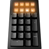 Soyez silencieux! Clavier de jeu mécanique RVB tactile silencieux à montage sombre (noir, disposition américaine (qwerty), tactile silencieux, 100 %, argb, touches pbt à double prise, station d'accueil multimédia)