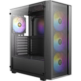 Boîtier tour midi Antec ax65 argb (noir | 3x usb-a | verre trempé)