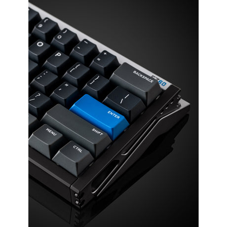Clavier de jeu à commutateur magnétique Iqunix ez60 (noir, disposition américaine (qwerty), gateron star trail, 60%, RVB, touches pbt double shot)