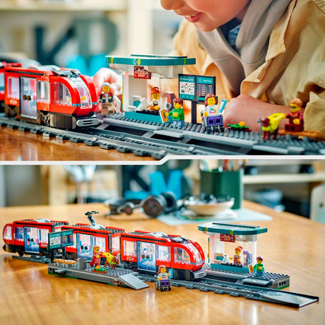 Lego city 60423 tramway et gare