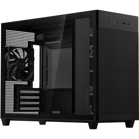 Boîtier mini tour Asus Prime Ap201 (noir | 2x USB-A | 1x USB-C | verre trempé)