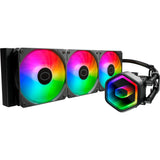 Cooler master mlw-d36m-a18pa-r1 masterliquid 360 core ii argb, radiateur 360mm, 3x 120mm argb gen 2