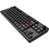 Clavier mécanique Montech mkey dark tkl rgb (noir, disposition américaine (qwerty), gateron g pro jaune, 80 % (tkl), remplaçable à chaud, rgb, pbt)