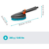 Gardena CleanSystem Hand Brush M dures, avec une connexion de tuyau