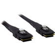 Câble inter-tech sff 8087 > sff 8087, 0,75m (noir)