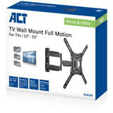 Support mural TV act ac8354 noir 55 pouces