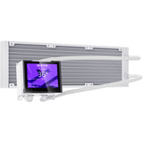 Xyz pc gear hydroview aio 360 refroidissement par eau (blanc, argb, pwm)
